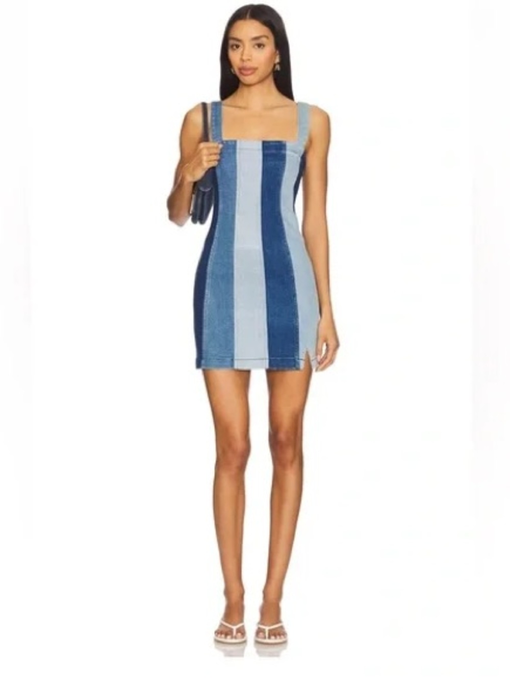 NEW Show Me Your Mumu Coronado Corset Dress Denim Convertible Strapless Mini. 15 - Picture 4 of 11